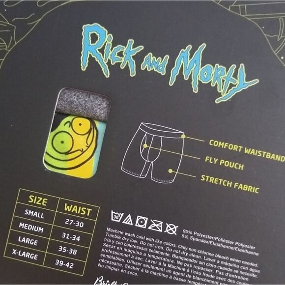 Adult Swim Rick and Morty Boxer Briefs - Picture 2 of 2